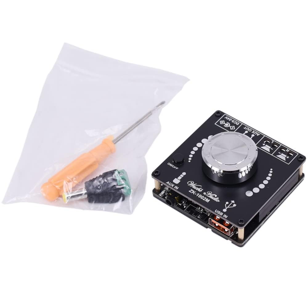 senzooe ZK-1002M Mini 2.0 100Wx2 5.0 Power Audio Amplifier Board Stereo Amp Amplifier AUX USB 2 Pieces