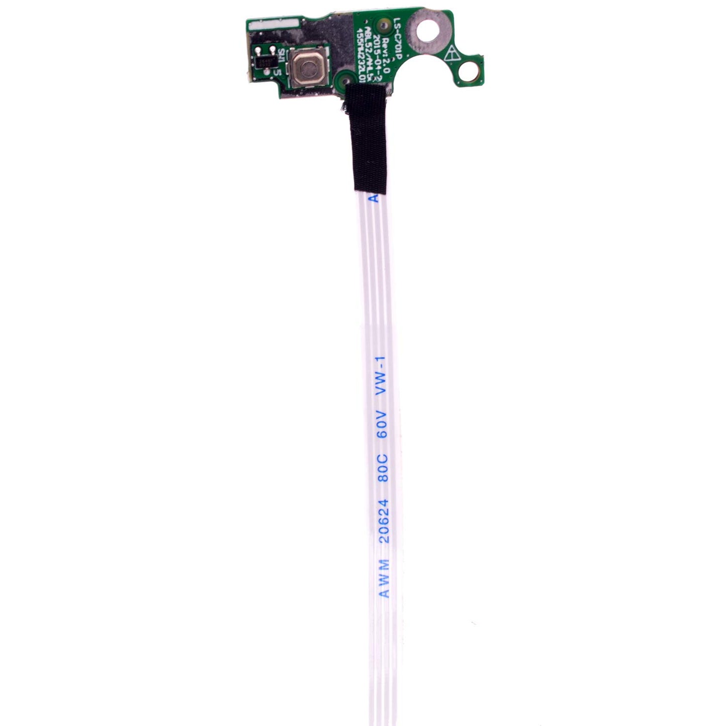Deal4GO Power Button Board w/Cable LS-C701P 813955-001 Replacement for HP 15-A 15-AC 15-AE 15-AF 15-AY 15-BA 15-BD 250 G4 G5 255 G4 G5 256 G5