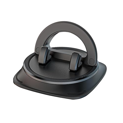 YAYASIERLI 360° Rotating Dashboard Car Phone Holder, No Vent Block, Anti-Slip Nano Gel Phone Mount for Car, Hands-Free One-Hand Operation, Compatible