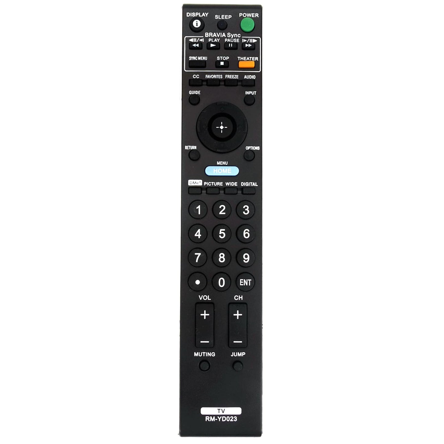 New RM-YD023 Replace Remote fit for Sony Bravia TV KDL-32VL140 KDL-32XBR6 KDL-37XBR6 KDL-40V4100 KDL-40V4150 KDL-40W4100 KDL-40WL140 KDL-42V4100