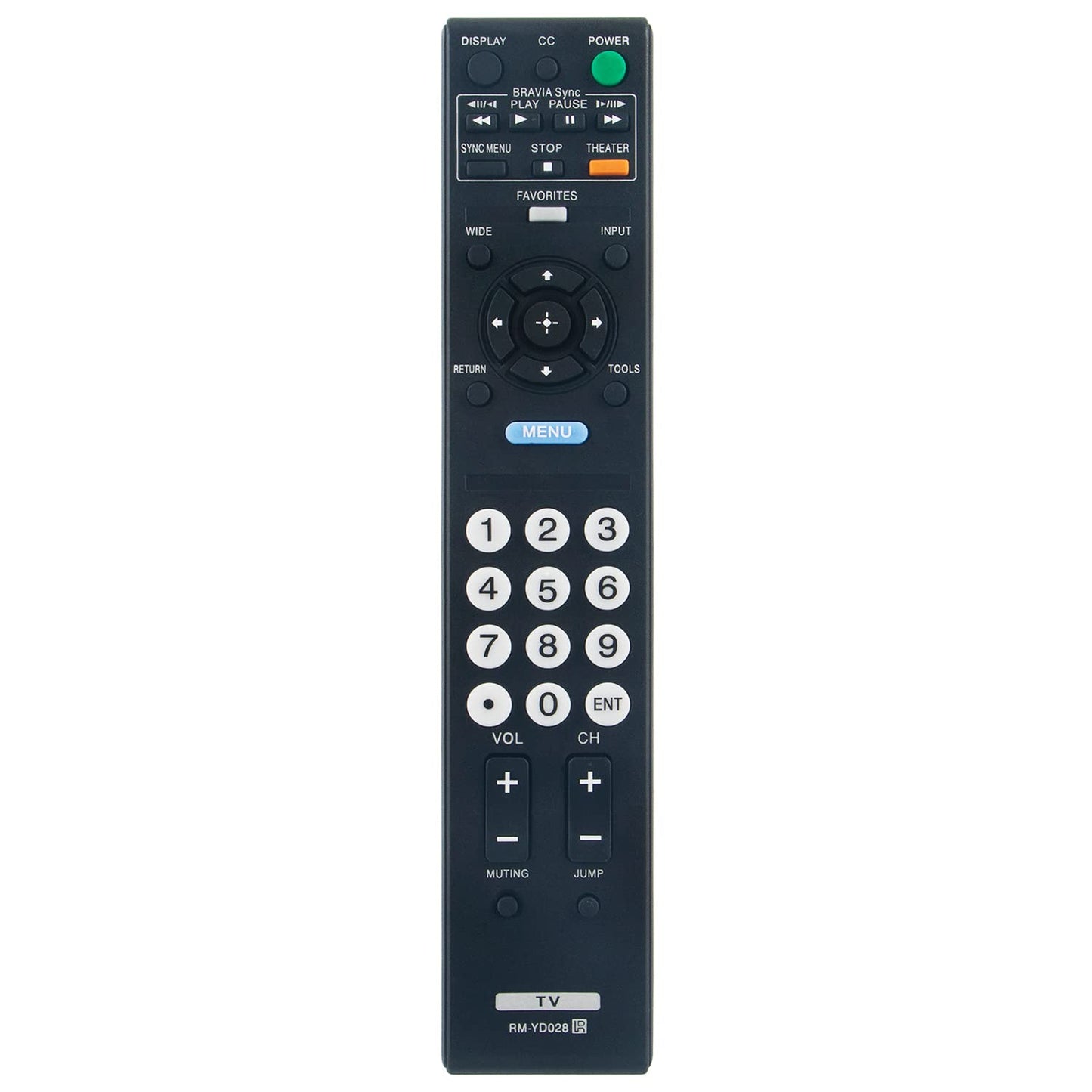 RM-YD028 Replaced Remote Control Applicable for Sony Bravia TV KDL-32L504 KDL-46VL150 KDL-40S504 KDL-52XBR9 KDL-40VE5 KDL-46S5100 KDL-37FA500