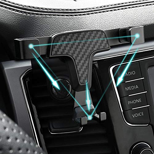 ITrims Car Phone Holder for VW Atlas 2017-2023 - Universal Dashboard Mount with Adjustable Phone Stand - Compatible with Most Smartphones