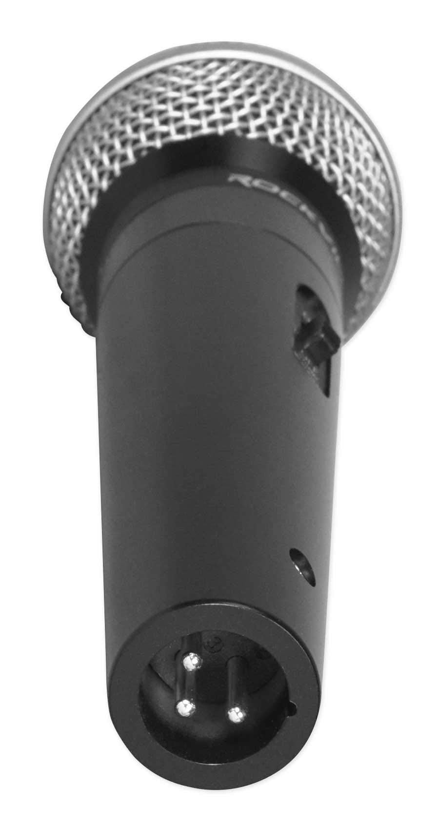 Rockville RMC-3PK Dynamic Microphones 3 Pack, Uni-Directional, Metal Build, XLR, Clear Sound, Low Background Noise, Durable Case, for Vocals