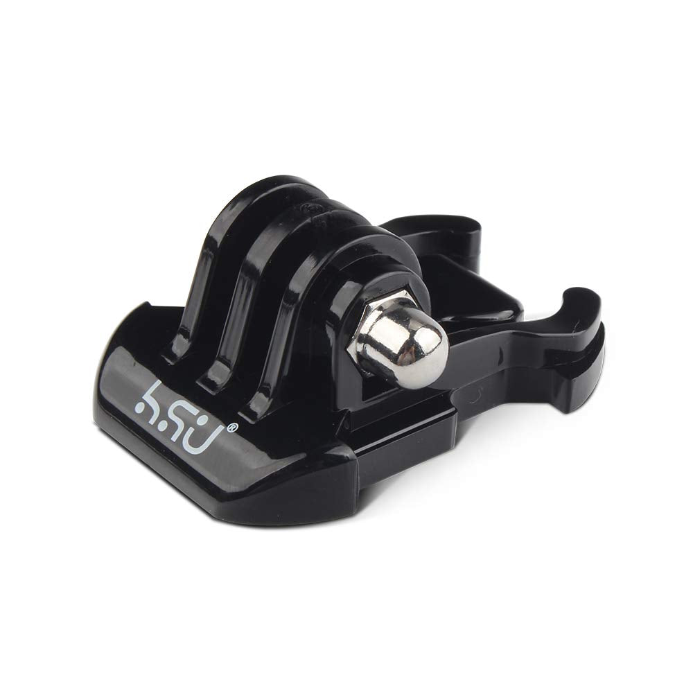 HSU Quick Release Buckle Clip Basic Base Mount, Long Thumb Screw Accessory Kit for GoPro Hero 13 12 11 10 9 8 7 6 5 4 3+ 3 AKASO Campark and Other