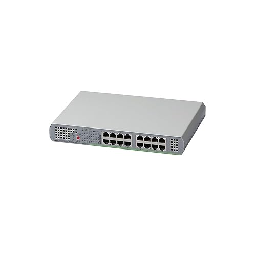 Allied Telesis AT-S910/16-10 Switch - 16 Ports - Unmanaged, Gray