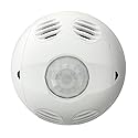 Leviton Occupancy Sensor, Multi-Technology (PIR/US), Ceiling Mount, 2000SF, Isolated Relay, OSC20-RMW, White