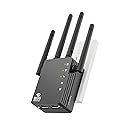WiFi Extender Signal Booster for Home, WiFi Extender, Long Range up to 12880 Sq Ft and 105 Devices, Internet Extender WiFi Booster, WiFi Repeater