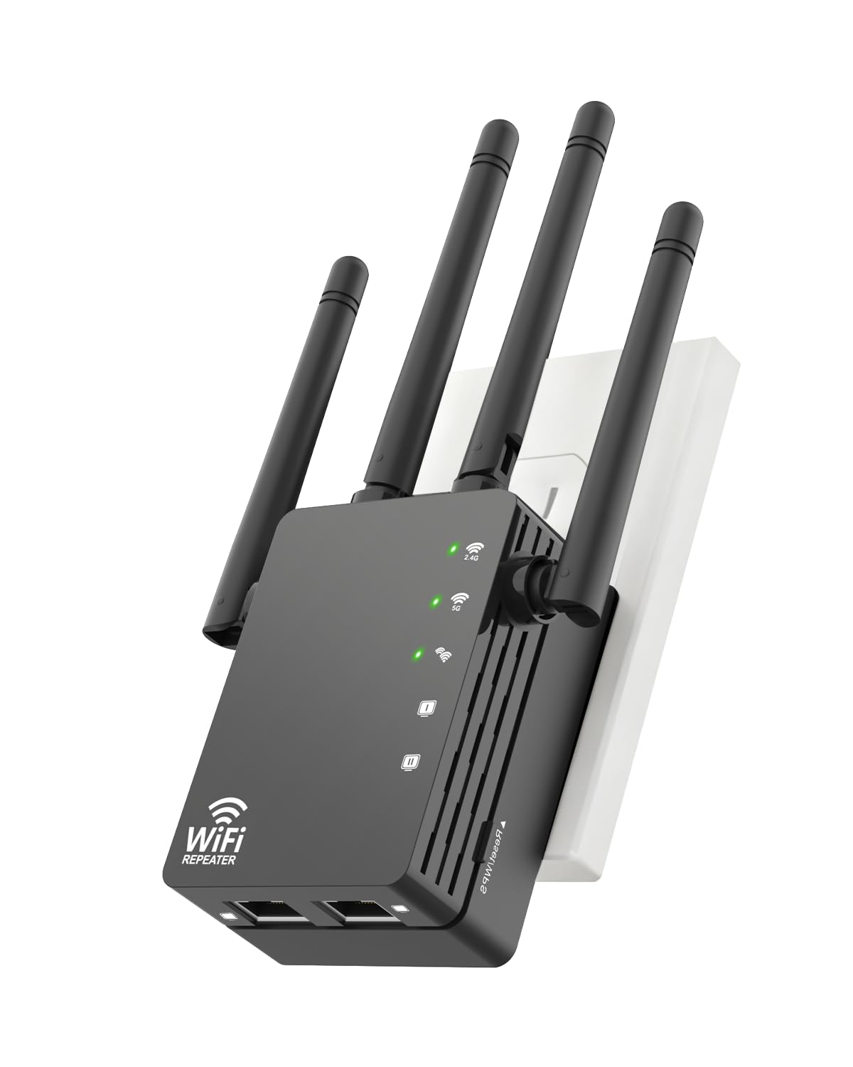 WiFi Extender Signal Booster for Home, WiFi Extender, Long Range up to 12880 Sq Ft and 105 Devices, Internet Extender WiFi Booster, WiFi Repeater