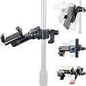 Accessory Basics Music Boom Mic Microphone Stand Smartphone Mount w/360° Swivel Adjust Holder for All Smartphones up to 3.75 inches Wide (Zoom Video