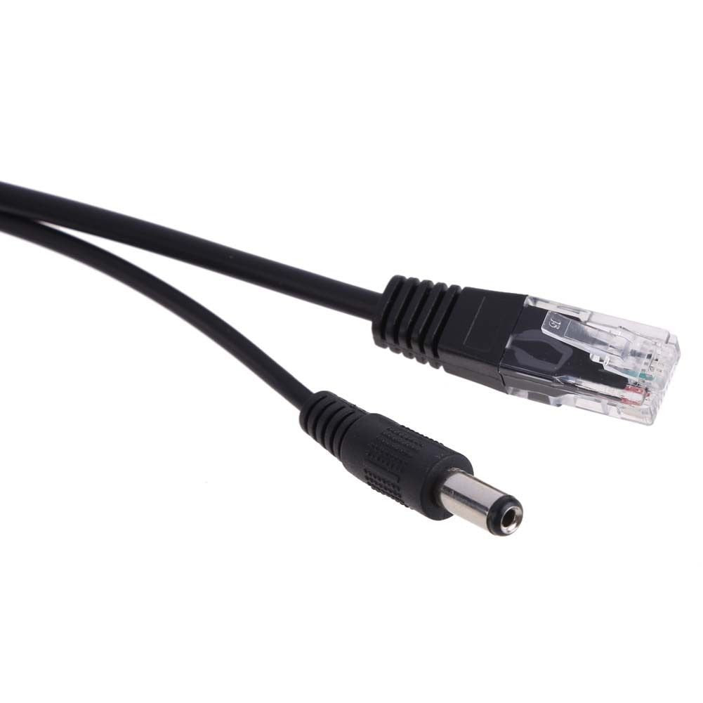 JNSupplier 5 Set Pairs Power Over Ethernet Passive POE Injector Splitter Adapter Cable Kit