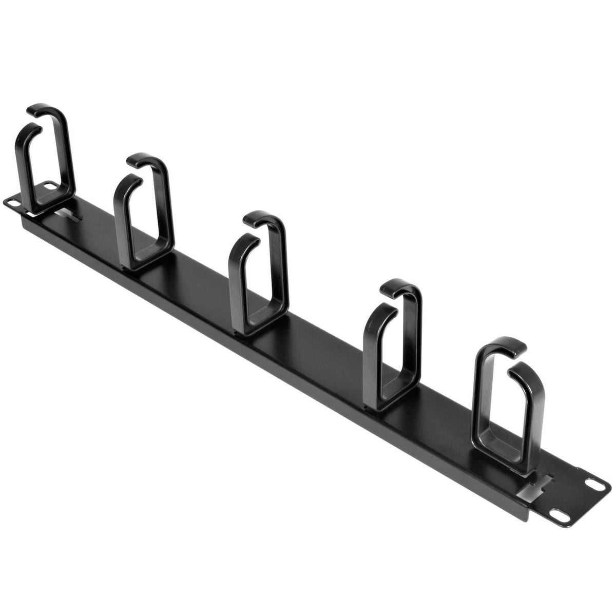 StarTech 1U 19in Rack Cable Management Panel, D-Ring, Metal (CABLMANAGER2)