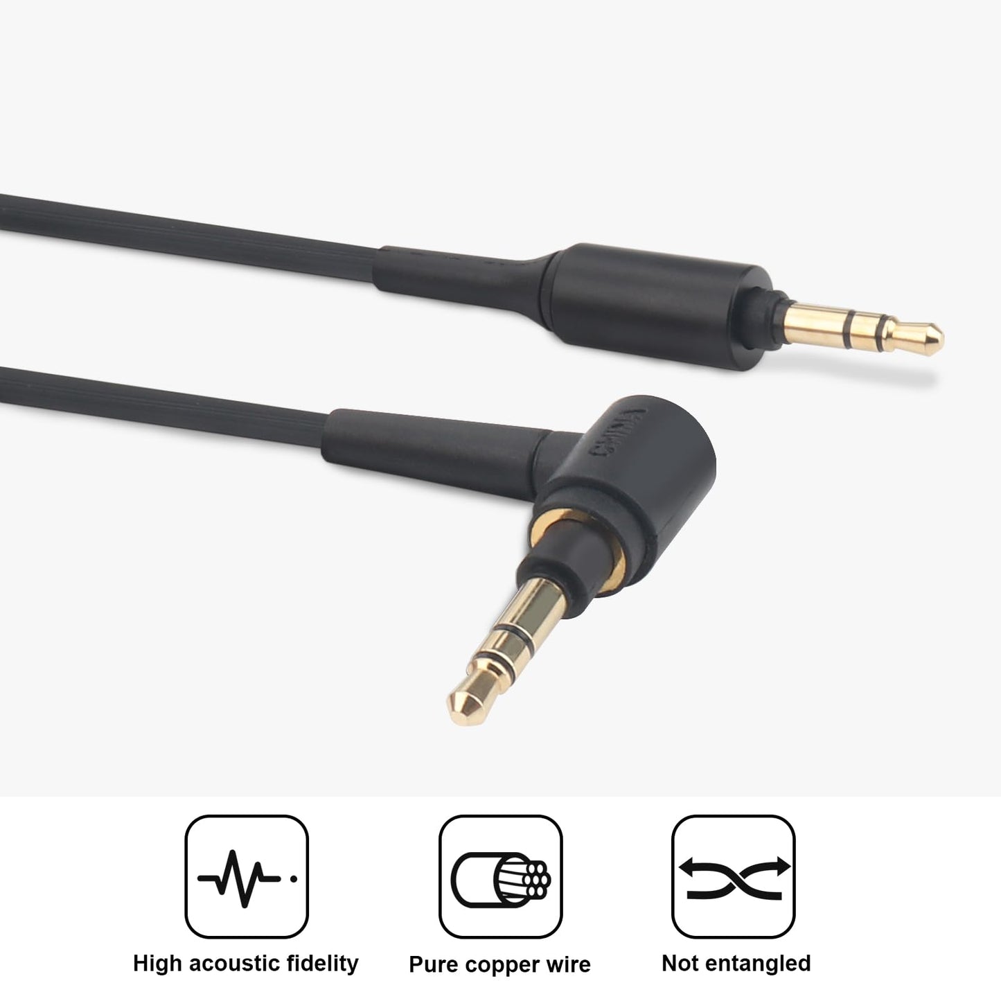WH-1000XM2 Replacement Headphone Cable WH-1000XM3 Aux Headphone Audio Cable Cord Compatible with WH-1000XM4, WH-1000XM, MDR-1000X, WH-H900N…