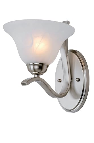Trans Globe Lighting 2825 BN Indoor Hollyslope 7.5" Wall Sconce, Brushed nickel