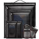 6pack Faraday Bags, Large Faraday Cage, Anti-Tracking Faraday EMP Bag for Laptops & Tablets & Phones & Car Keys, Fireproof & Waterproof RFID Signal