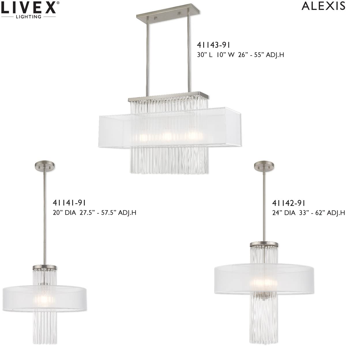 Livex Lighting 1 Lt Brushed Nickel ADA Wall Sconce