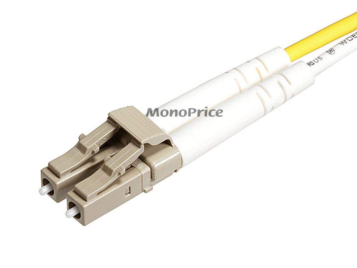 Monoprice 102616 1m Fiber Optic Cable LC/LC OM1 with Multi Mode Duplex, Orange