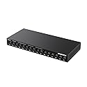 Tenda TEG1016M, 16 Port Gigabit Switch, Unmanaged Ethernet Switch with Traffic Optimization, Plug & Play, Fanless & Metal Design Network Switch