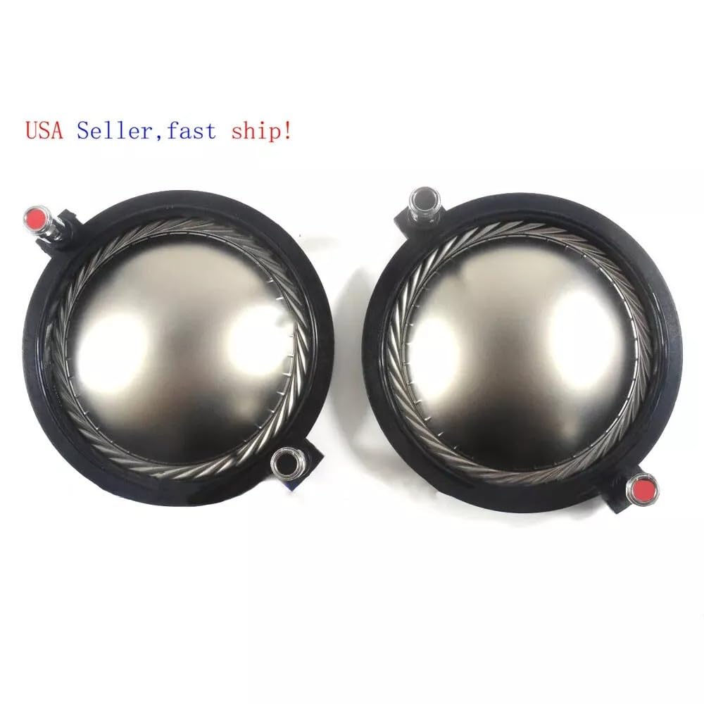 4PCS 8 ohms Diaphragm for AudioPipe APFD-320T-ND-VC, APFT-360T-VC Driver Compatible with PRV RPD3220Ti PRV D3220Ti D3220Ti-ND DE800 Driver