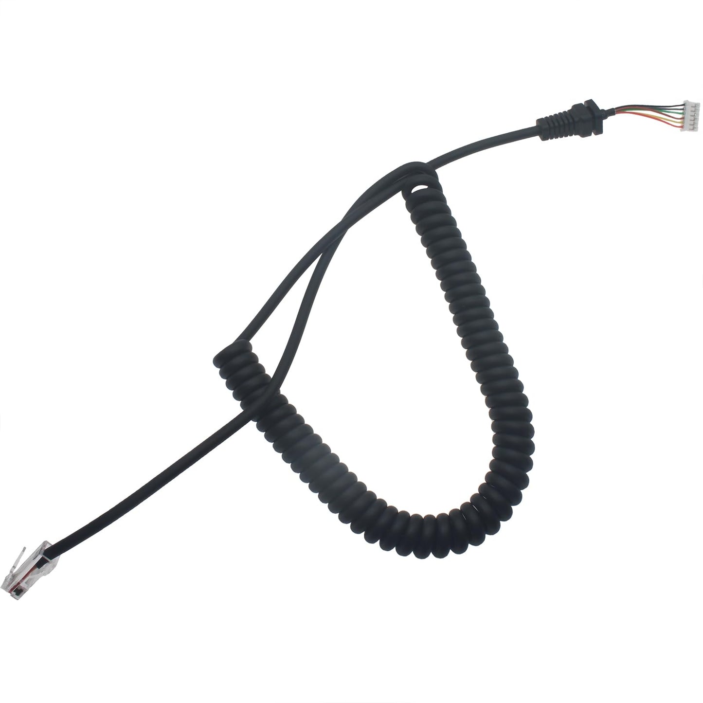 SYCZIOHU Replacement Microphones Cable Cord Wire 6-core for Car Radio Accessories Hand Microphone Connection or Extension Cable Production (1 PCS)