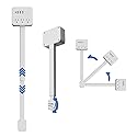 Electrical Outlet Extender Stick,Extendable Socket Features 3 USB-A,1 USB-C and 3 AC Outlets,Electric Outlet Extender,Rotates 180°,Extends
