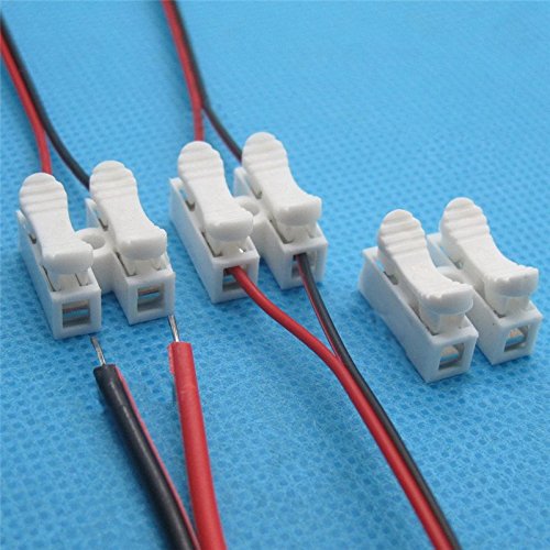 Digital Restock - 6 Home Theater Speaker Cables for Sony Samsung Etc / 4.2mm Connectors/Includes Tool-Free Wire Crimp Splices.