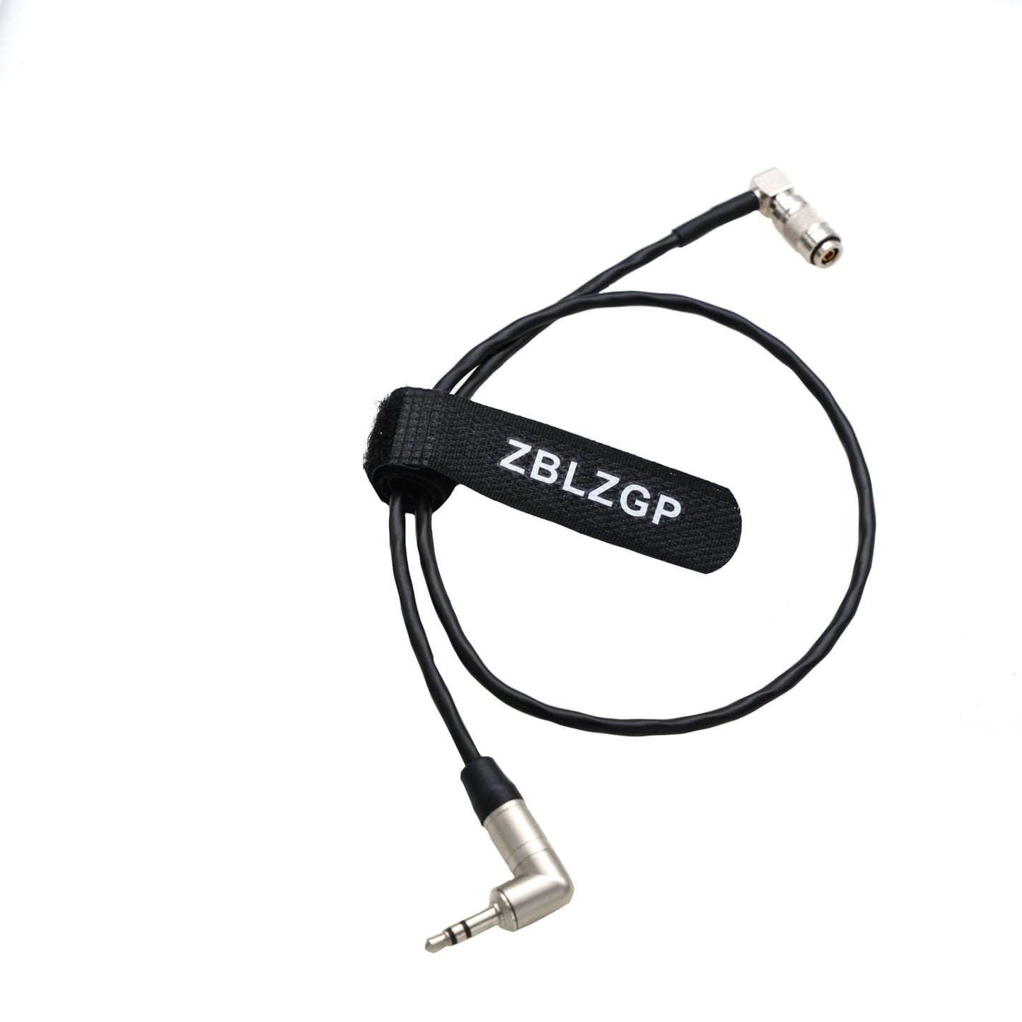 ZBLZGP Timecode Cable DIN 1.0 2.3 BNC to Right Angle 3.5mm Jack UltraSync ONE Mic-Level Timecode Cable for DSLR Cameras
