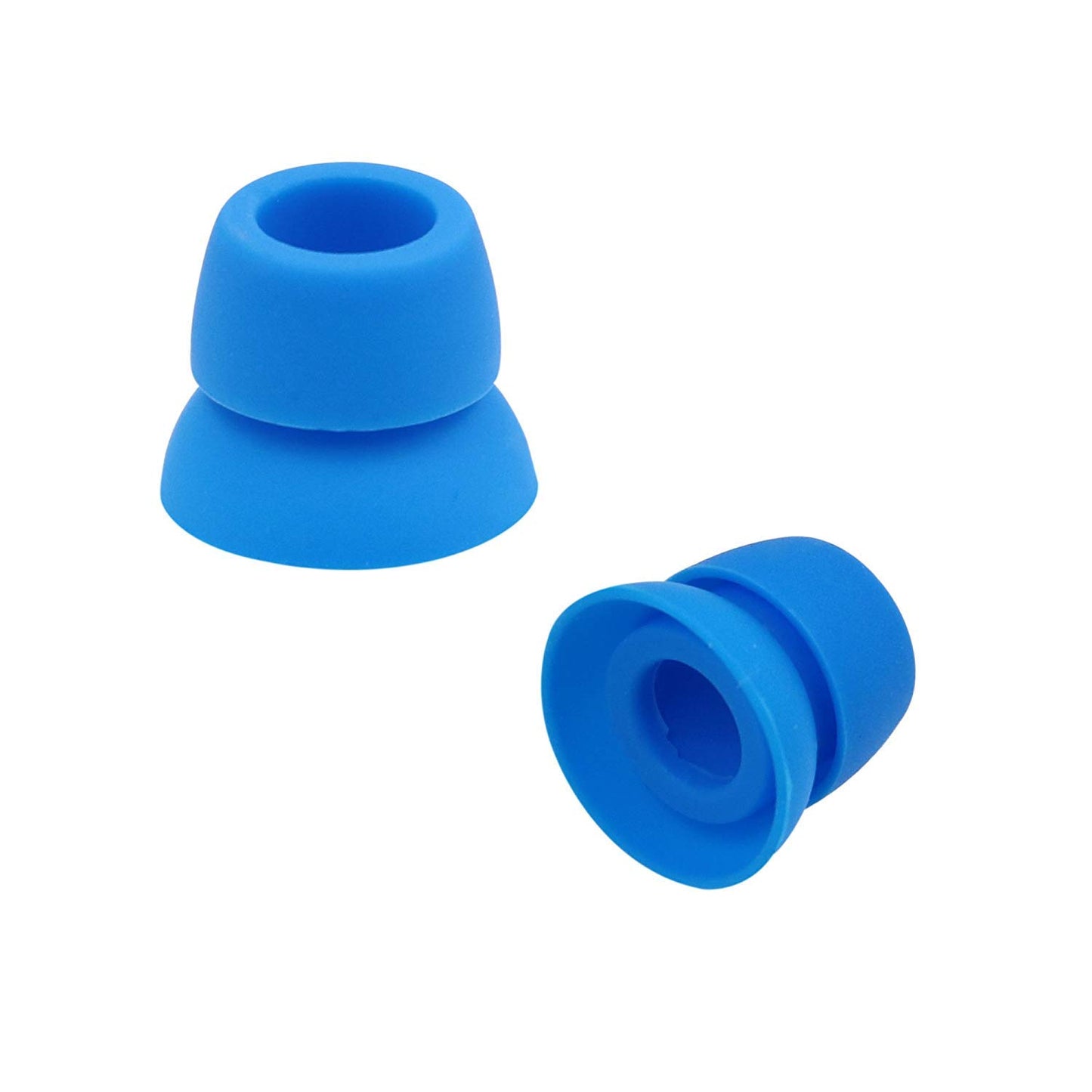 8pcs Blue Replacement Eartips Earbuds Eargels Compatible with Beats by dr dre Powerbeats 2 Powerbeats 3 Wireless Stereo Earphones