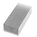 uxcell a14111400ux0256 Aluminum Heat Radiator Heatsink Cooling Fan 150x69x37mm Silver Tone