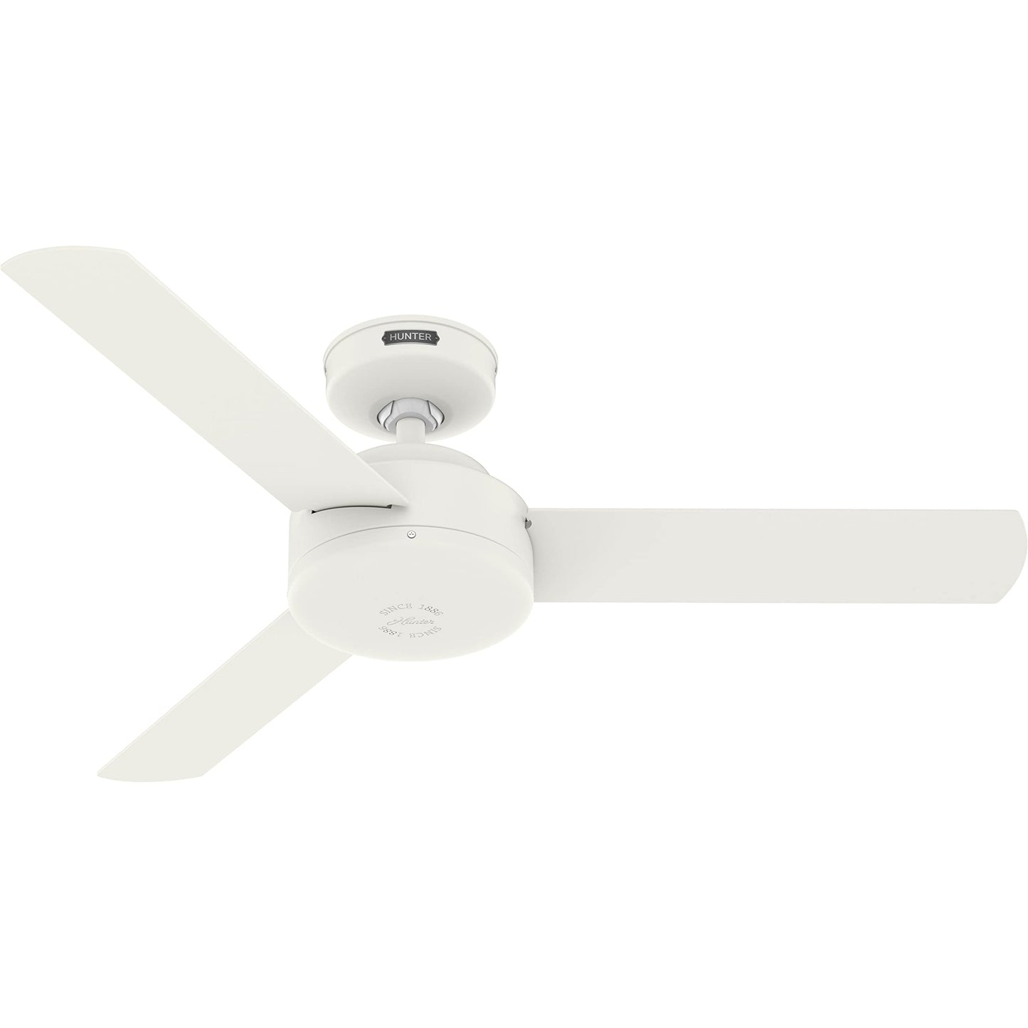 Hunter Presto, Indoor, Ceiling Fan, No Light, Modern, 44 inch, Matte White