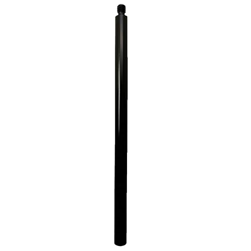 Metal Extension Rod Tripod Extension Tube Lightweight Pole Extender Accessory - with 1/4"-20 Female Threaded and 1/4"-20 Male Threaded for Tripod