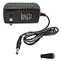 24v DC Power Supply 1A 24W AC Adapter 100v-240v AC to DC 24v 1a Power Cord with 5.5mmx2.5mm Plug for dc 24v1a led Strip Lights