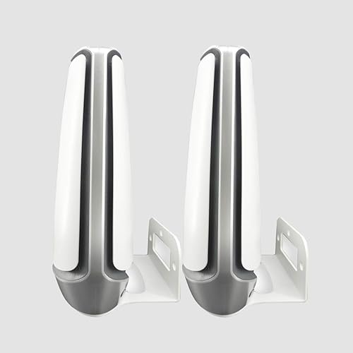 Sturdy Metal Made Wall Mount Compatible with Orbi WiFi 6, Stand Holder Bracket for Orbi Mesh WiFi 6 System RBK850 RBK851 RBK852 RBK853, RBRE963(2pcs)