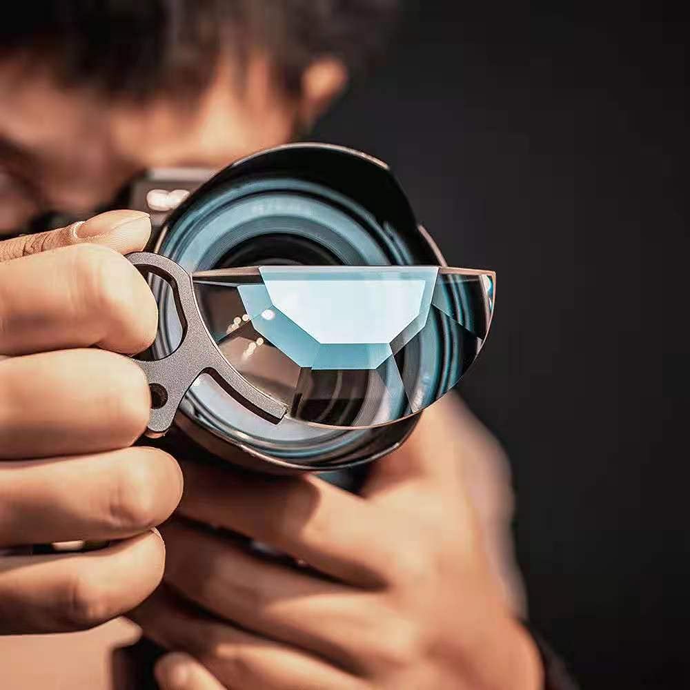 KOGJAERS Lens Prism 79mm Handheld Kaleidoscope Lens Filter Fractal Photography for Photography Creation Repeating Themes - Perfect Photographer Gift