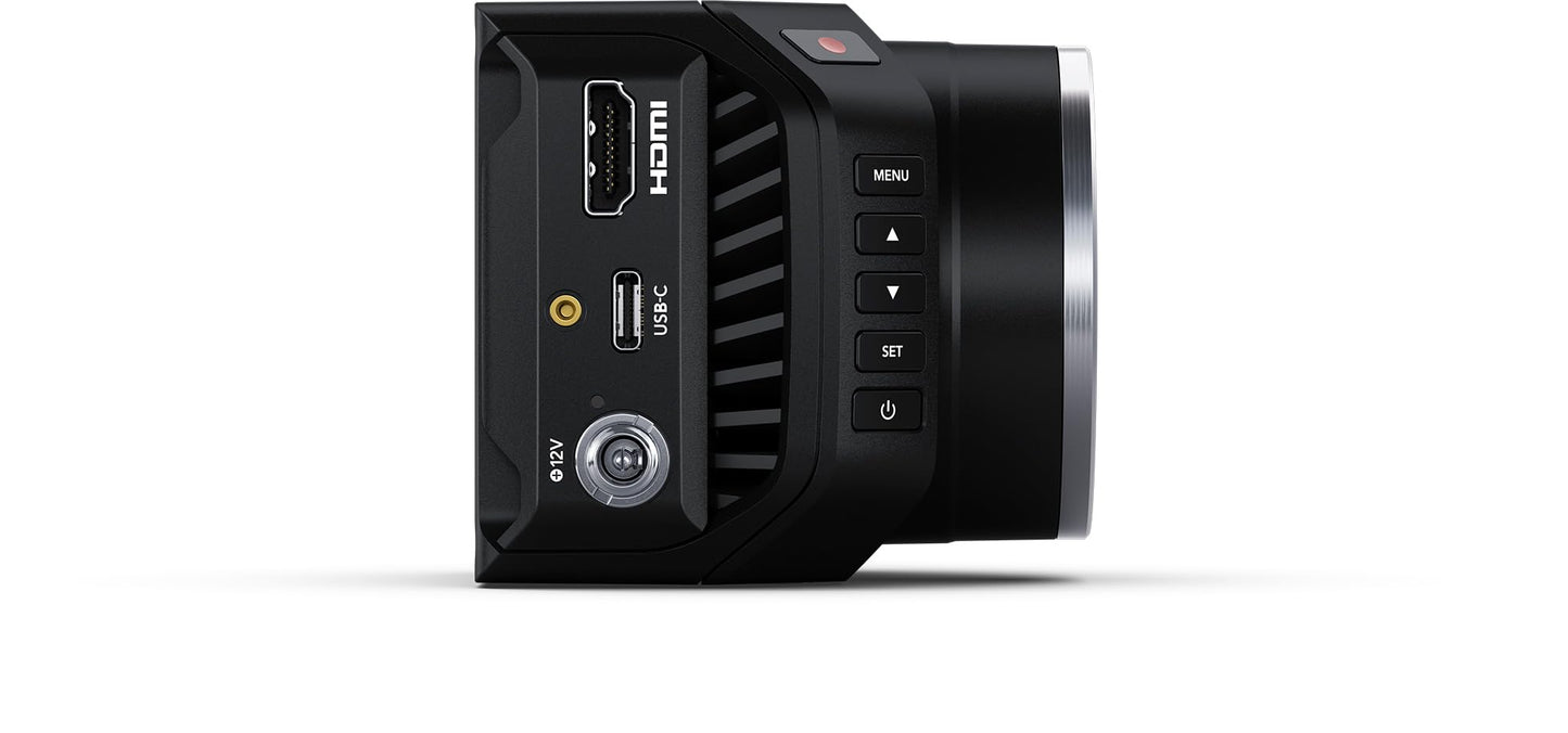 Blackmagic Design Micro Studio Camera 4K G2 Live Production Camera Bundle with 10ft HDMI 2.0 Cable, 6ft USB-C Cable, and 5-Pack of Solid Signal Cable