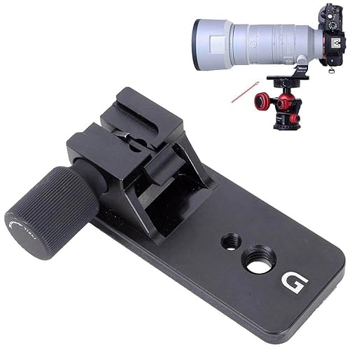iShoot Lens Collar Foot Tripod Mount Ring Base Compatible with Sony FE 100-400mm f/4.5-5.6 GM OSS, 70-200mm f/2.8 GM OSS & II, E 18-110mm f/4 G OSS