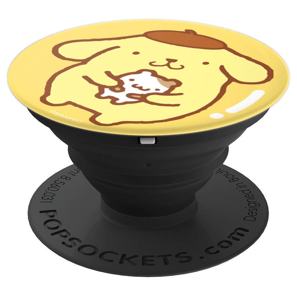Pompompurin Hugs PopSockets Stand for Smartphones and Tablets PopSockets Adhesive PopGrip
