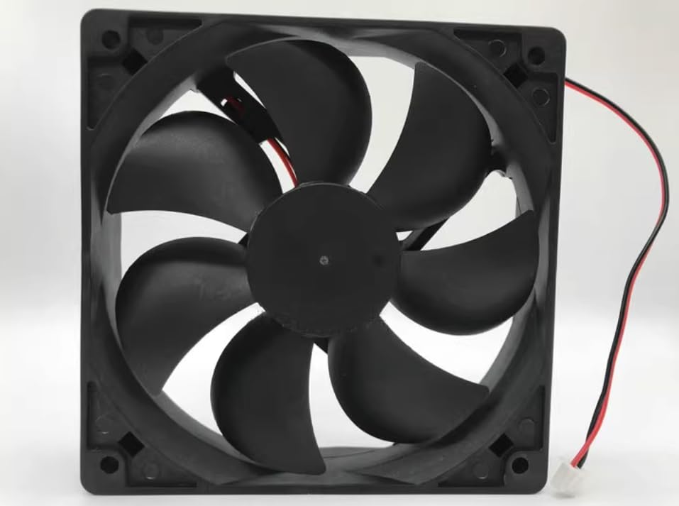 PY-1225L12S DC 12V 0.20A 120x120x25mm 2-Wire Cooling Fan