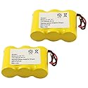 Fenzer 2-Pack Home Phone Battery BG0007 for AT&T 4000X 4051 4061 / Vtech 80-5074-0000 / Sanik 3SN2/3AA30 3N-250AA / Sanik 3N-270AA S-SJC 3N-270AA ZG