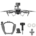 Coyktonty Camera Fixing Bracket for DJI AIR 3,Extension Mount Holder for GoPro 13 12 11 10 9 8 7/INSTA360 Series X3 X2 X/Action 4 3 2