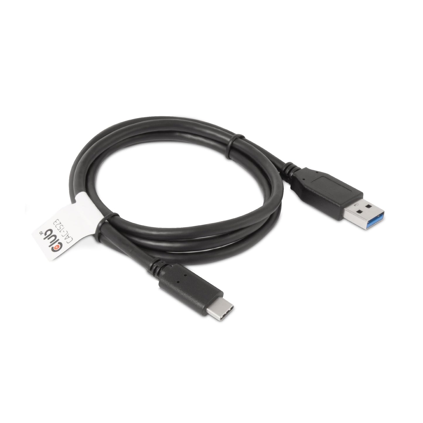 Club3D CAC-1523 USB 3.1 Type-C to USB Type-A Cable, Black