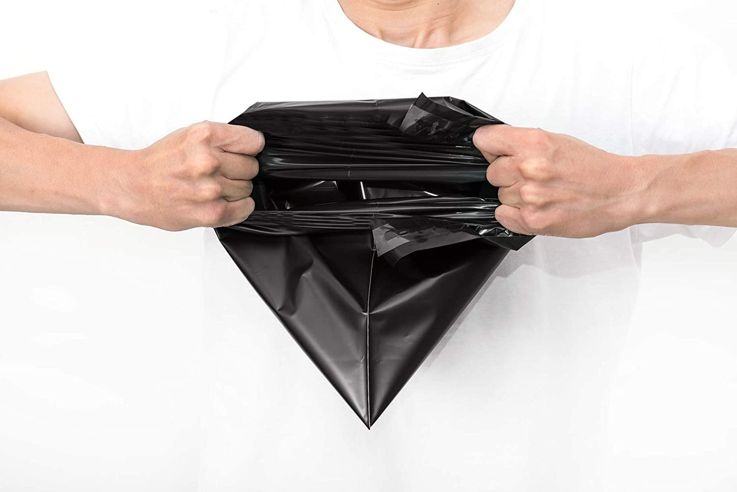 KKBESTPACK Poly Mailer Envelopes Shipping Bags Self Adhesive Waterproof Bags (Black), 12x15.5 500pc
