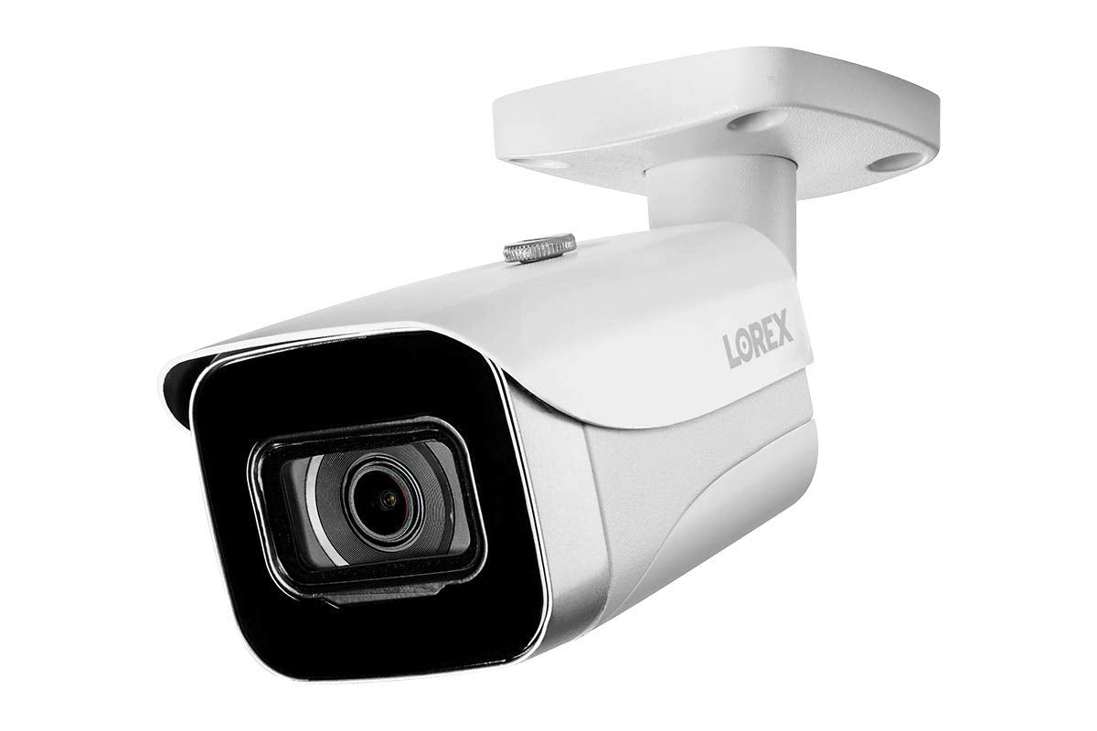 Lorex Fusion 4K Metal Bullet Camera - PoE Wired Home Security Add-On Camera - Motion Detection, Color Night Vision, Long Range IR, Weatherproof, Ultra