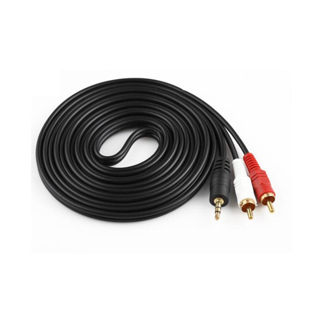 DTOL 3.5mm Male Audio Video Extension Cable RCA Male Extension 3.5mm to RCA Cable 15 Feet