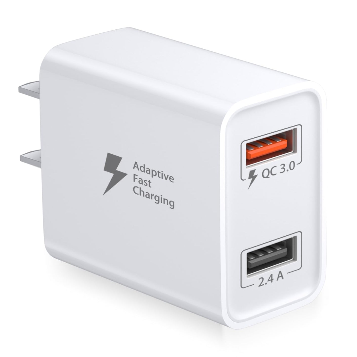 Dual USB Wall Charger 30W, Costyle Quick Fast Charger 3.0 Power Adapter & 5V 2.4A USB Charger Block Plug Compatible Galaxy S23 S22 S21 S20 S10,Note 10