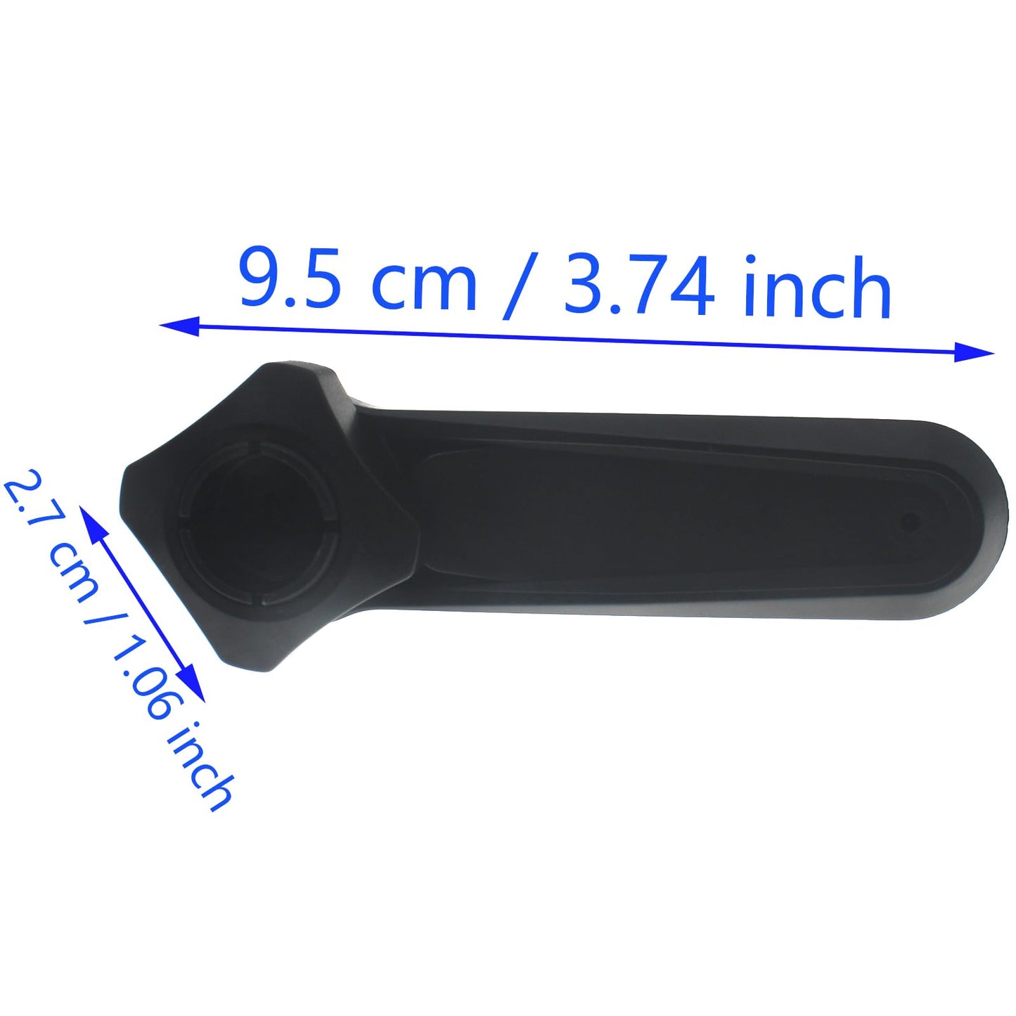 SYCZIOHU 17 MM Ball Joint Extension Arm 2 PCS Black Bracket Extender Rotating Rod for Mobile Phone Holder, Tablet Holder and Car Air Outlet