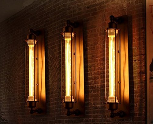 Bulbright Vintage Tubular LED Filament Bulb Dimmable T30 6W LED Light Bulb, E26 Base, Clear Warm White 2700K, 60W Equivalent, 110-120VAC, Dimmable