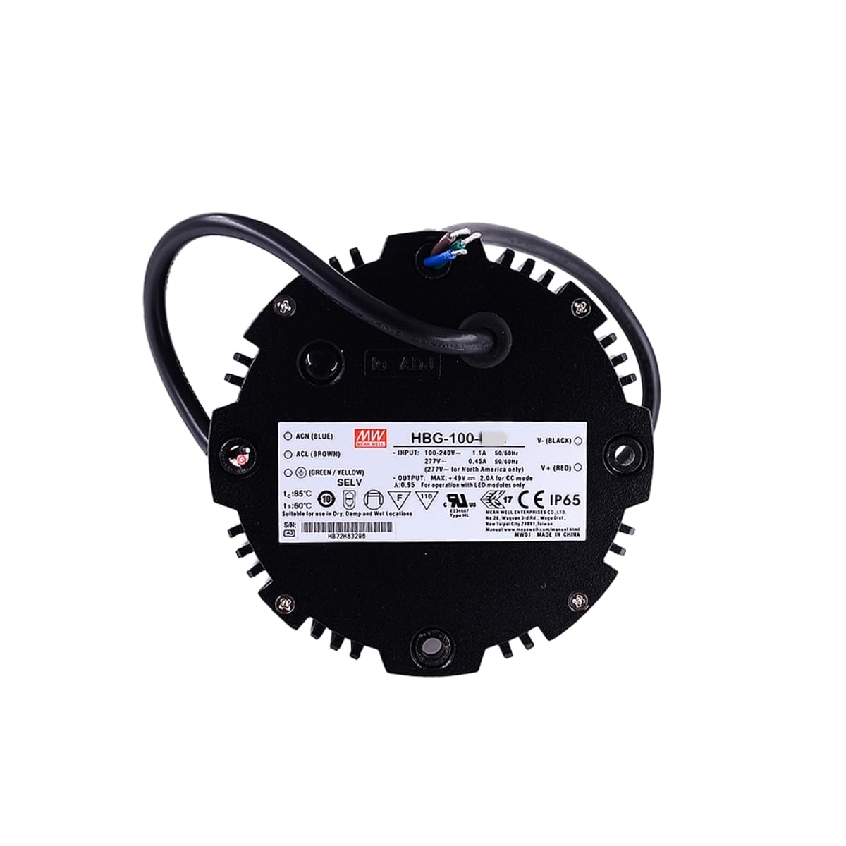 Mean Well HBG LED Driver? HBG-100-48A 100W 2A