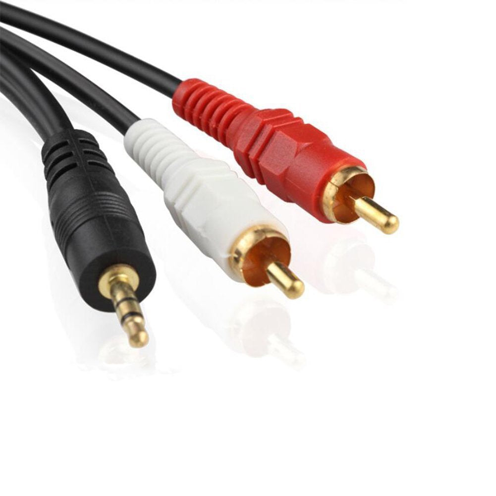 DTOL 3.5mm Male Audio Video Extension Cable RCA Male Extension 3.5mm to RCA Cable 9 Feet