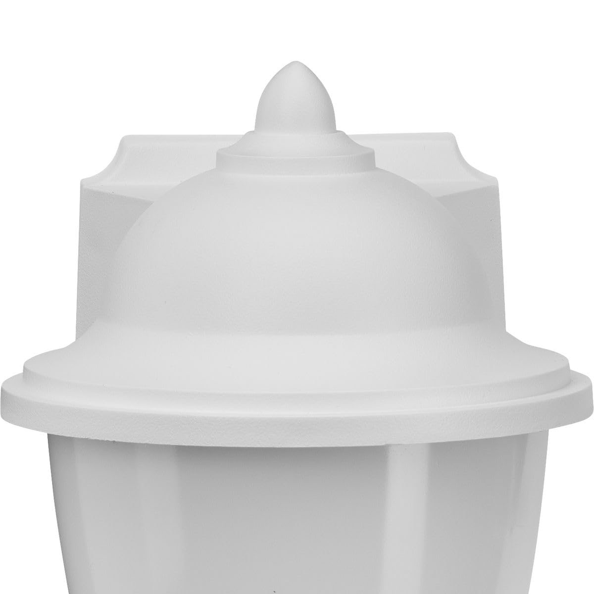 Progress Lighting Polycarbonate Outdoor 1-Light Acrylic Shade Traditional Outdoor Wall Lantern Light White
