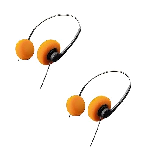 Retro Lightweight Earphones,Over-Ear Headphone,Vintage Feelings Underwire Headphones,Hi-Fi Stereo Earphone Headset,Headphone,for Most Mobile Phones…